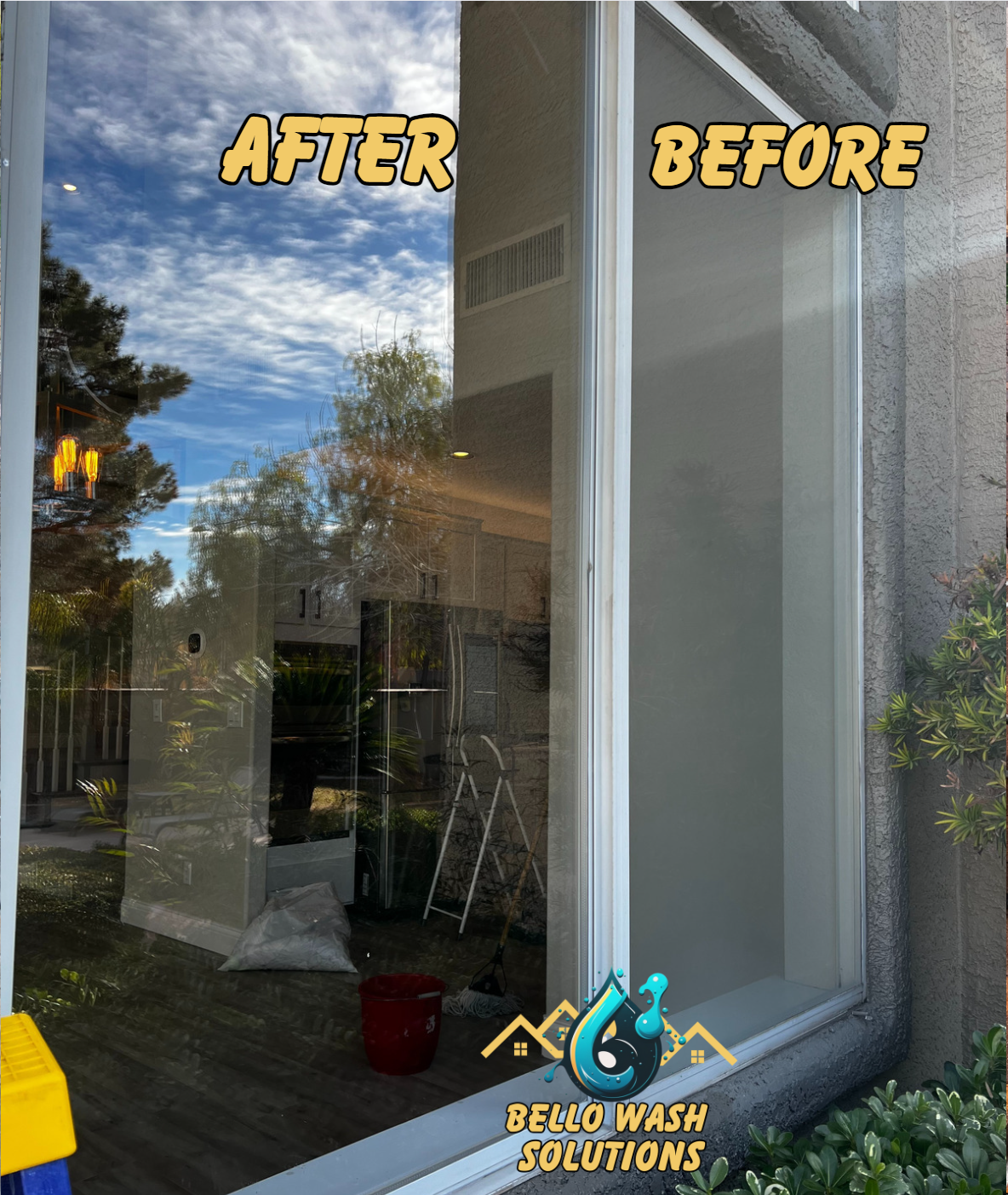 Bello Wash Solutions - Window Cleaning hard water stains in Las Vegas, NV