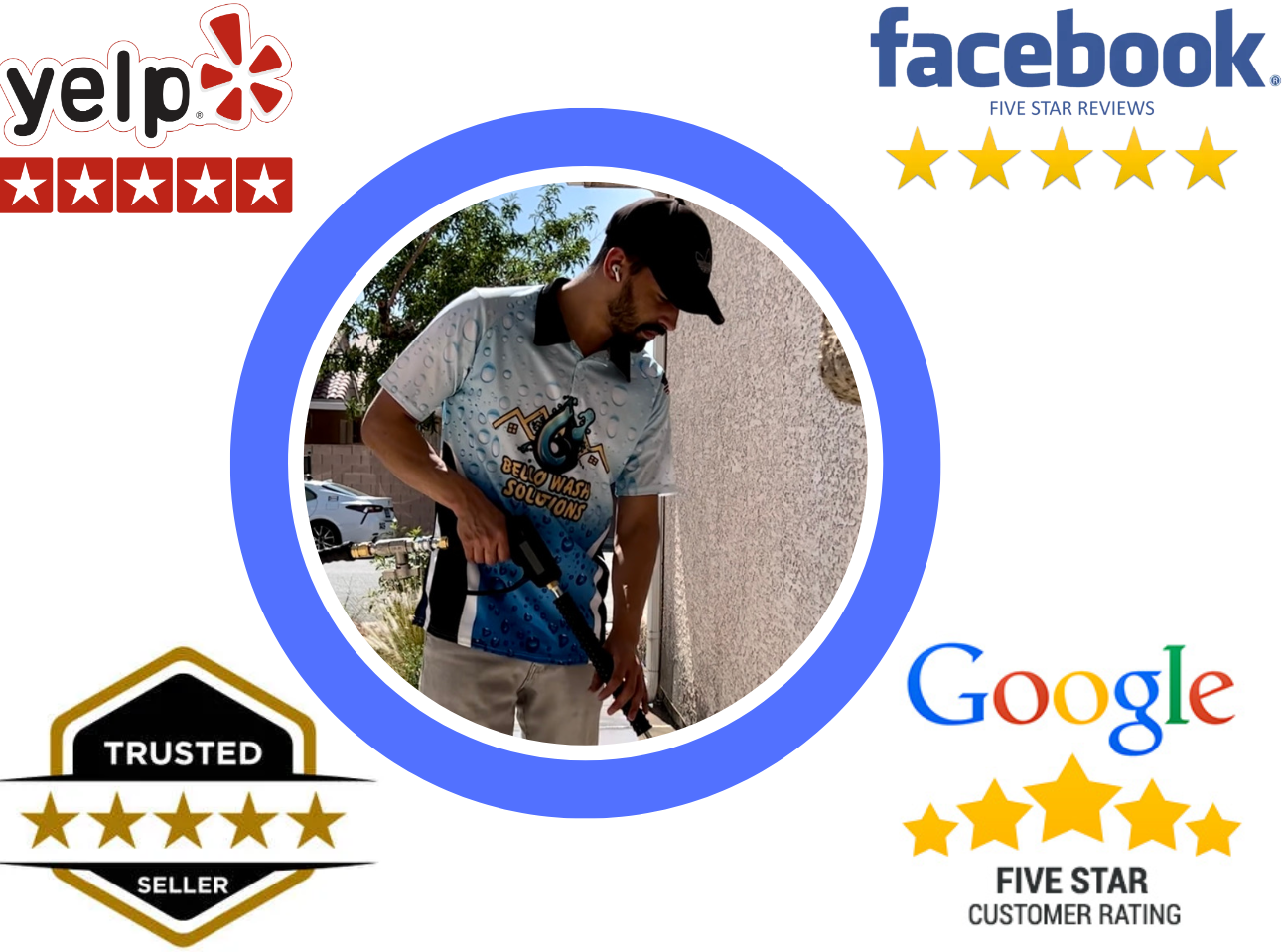 Our residential and commercial services include: - Hot water concrete cleaning for driveways, sidewalks, garages, dumpster pads, and parking lots - Stucco house washing - Acid washing for efflorescence removal - Graffiti removal - Parking garage cleanings